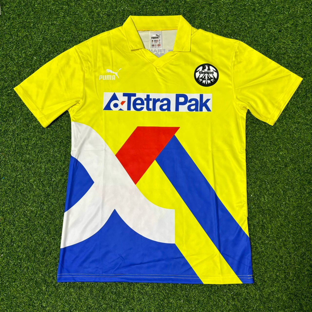Uwe Bein Eintracht Frankfurt 1993/1996 Retro Yellow Football Jersey