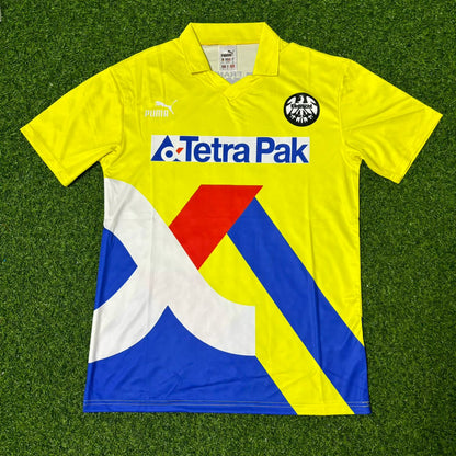 Uwe Bein Eintracht Frankfurt 1993/1996 Retro Yellow Football Jersey