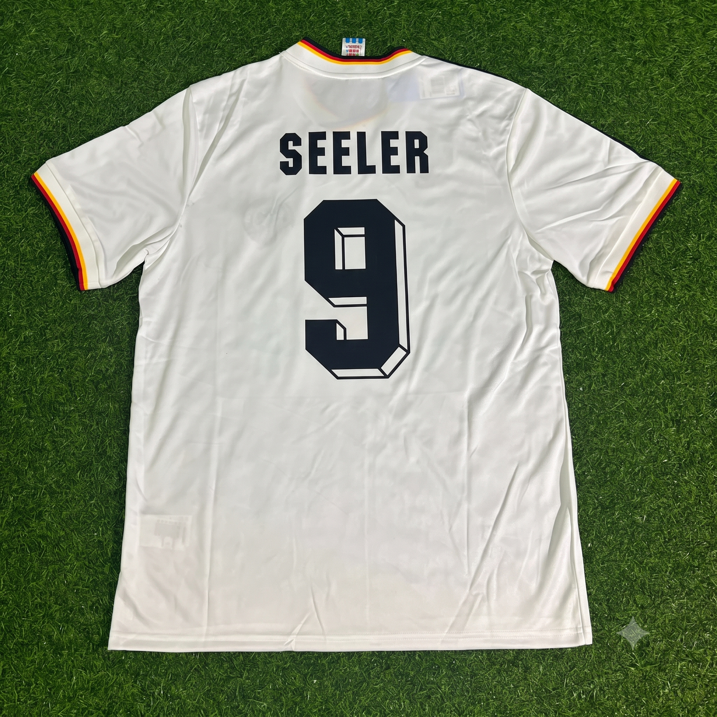 Uwe Seeler Germany 1986 World Cup Retro Football Jersey Kit (