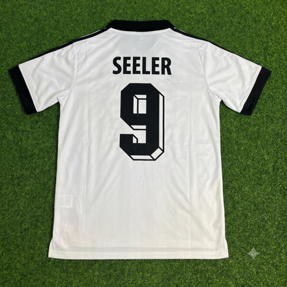 Uwe Seeler Deutschland 1992 Retro Polo Fußballtrikot