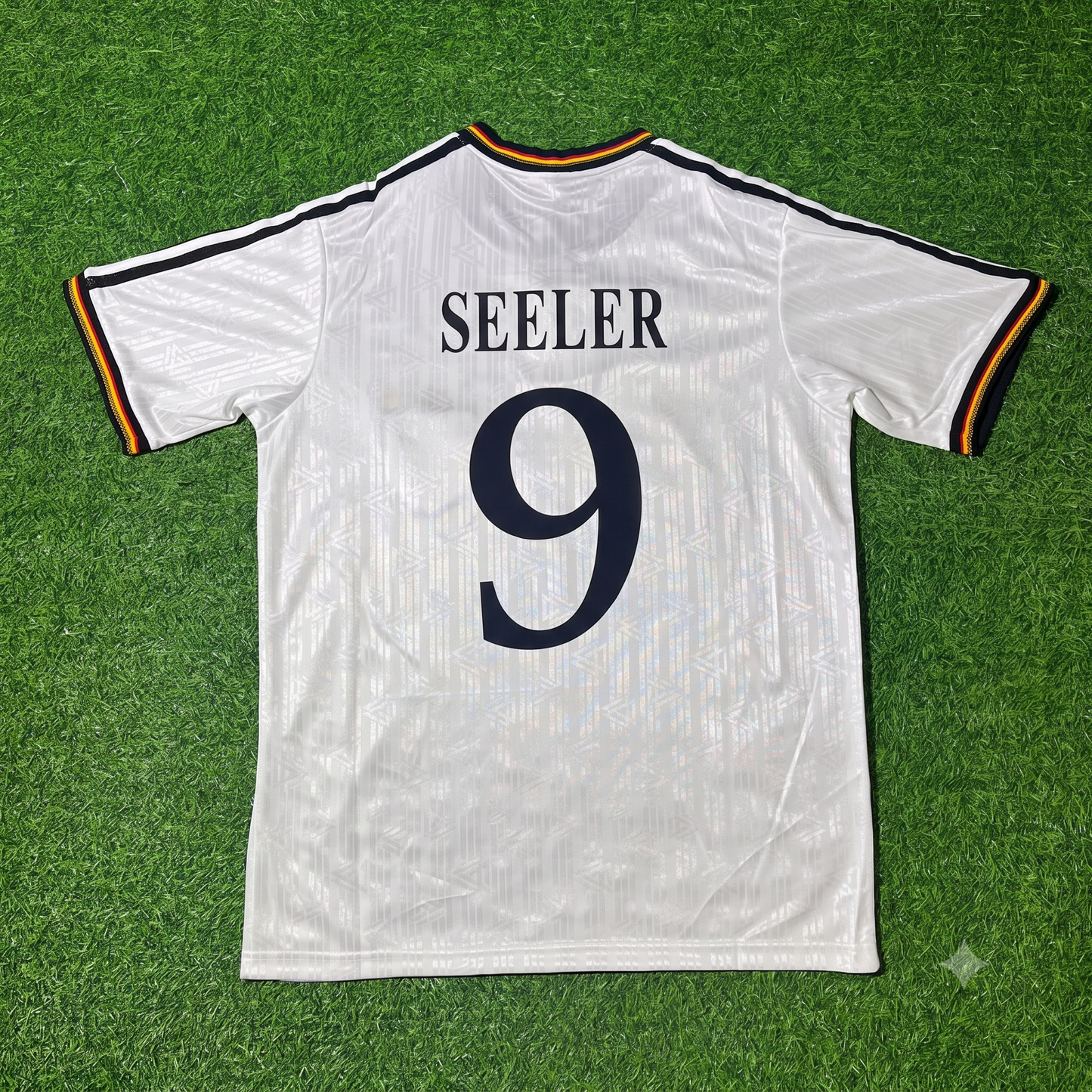 Uwe Seeler Deutschland EM 1996 Finale Heim Retro Fußballtrikot Set