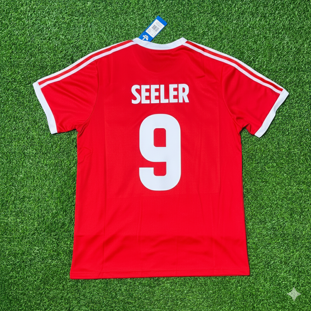Uwe Seeler Hamburger SV Rotes Heimtrikot Retro Fußballtrikot