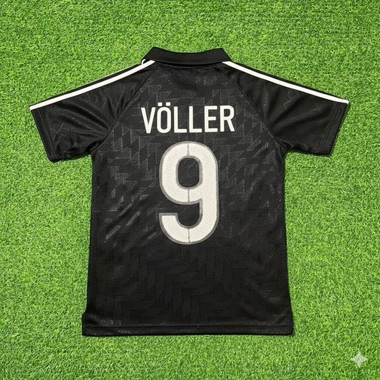 Rudi Völler Deutschland 1990 WM Schwarzes Retro Fußballtrikot