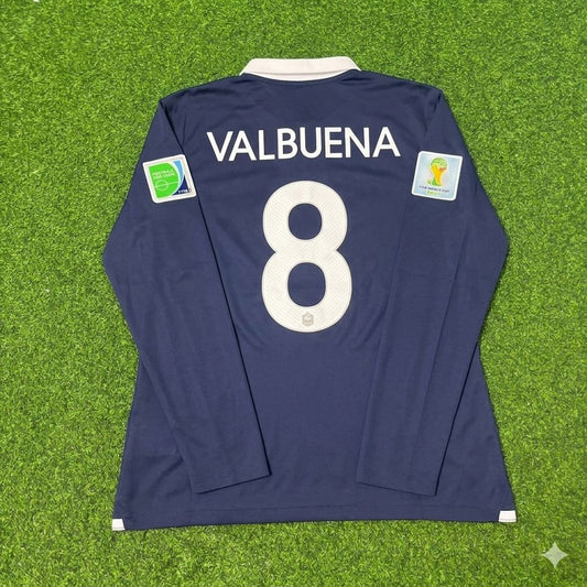 Mathieu Valbuena #8 France 2014 World Cup Long Sleeve Football Jersey