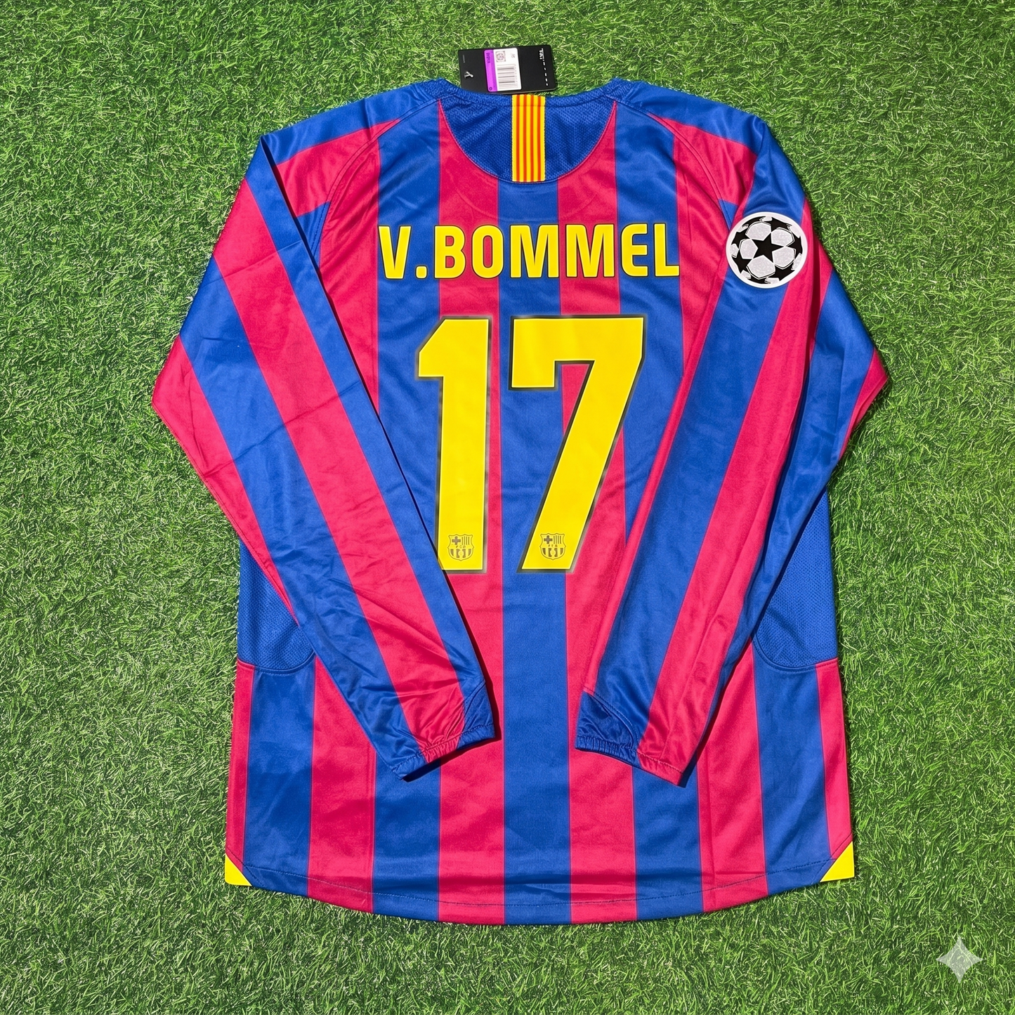 Mark van Bommel Barcelona 2006 Final Retro Football Jersey