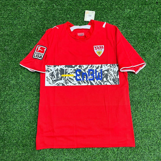 VfB Stuttgart 2006-07 Auswärtstrikot Retro Football Jersey Kit