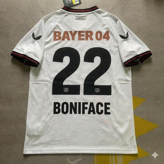 Victor Boniface Bayer 04 Leverkusen 2023/2024 Home Retro Football Jersey