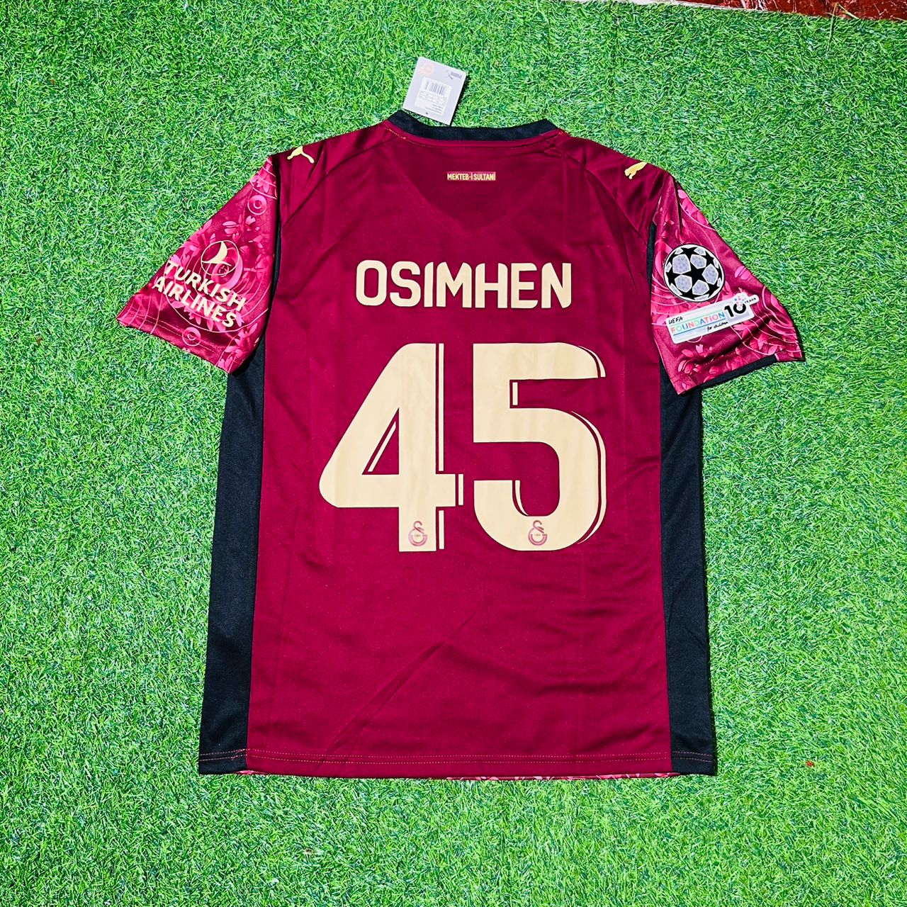 Galatasaray OSIMHEN 45 ユニフォーム サイン入り victor-osimhen-45-galatasaray-