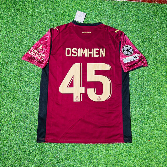 Victor Osimhen #45 Galatasaray 2025 2026 Third Alternative Football Jersey