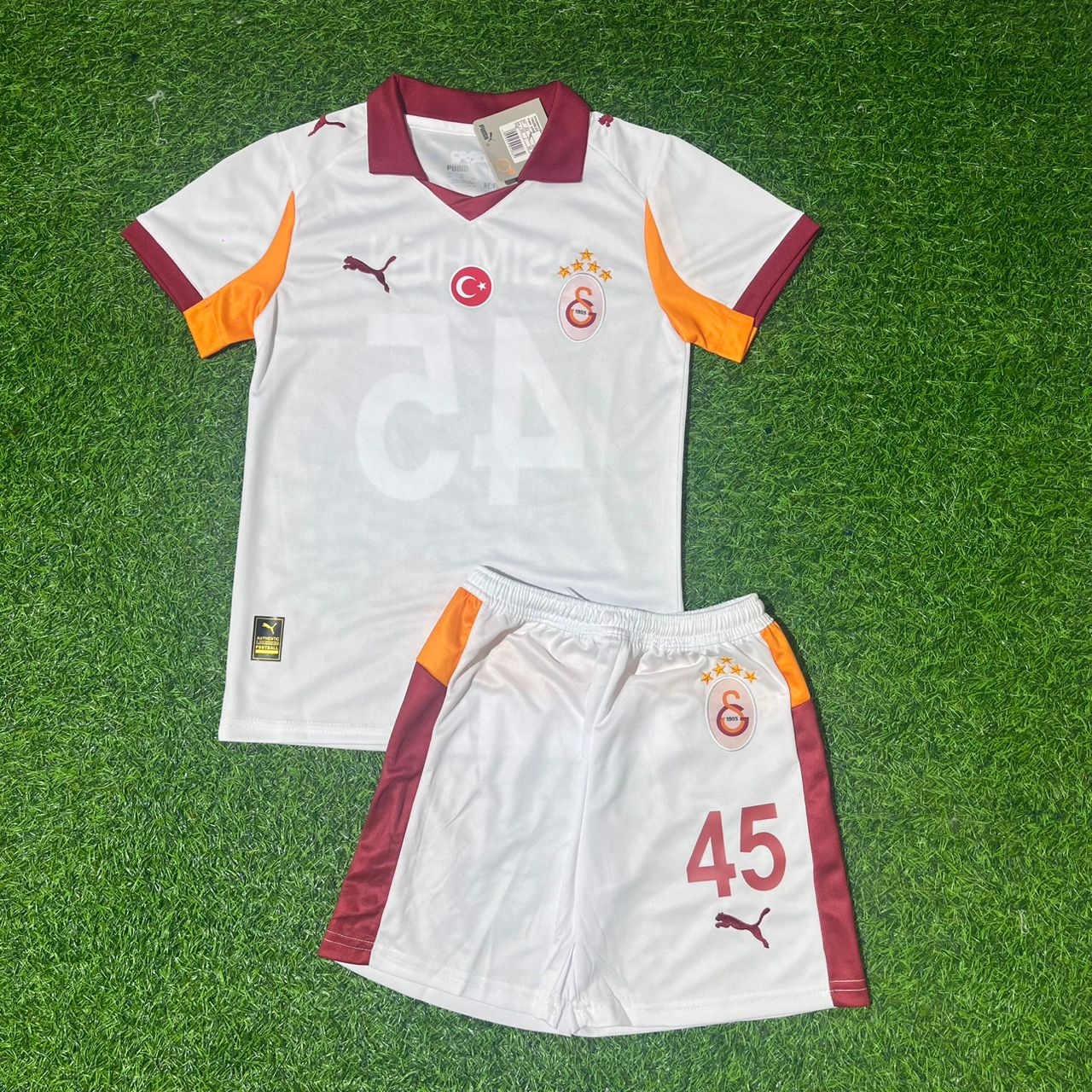 Victor Osimhen 45 Galatasaray Cocuk Formasi KinderTrikot Kids Kit Set Maillot Enfant Maillot de football
