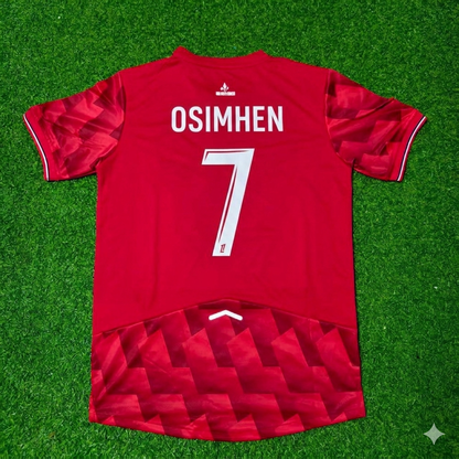 Victor Osimhen #7 LOSC Lille Home Football Retro Jersey