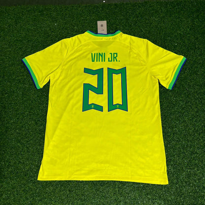 Vinícius Júnior 7 Brazil 2022 World Cup New Season Football Jersey