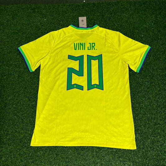 Vinícius Júnior 7 Brazil 2022 World Cup New Season Football Jersey