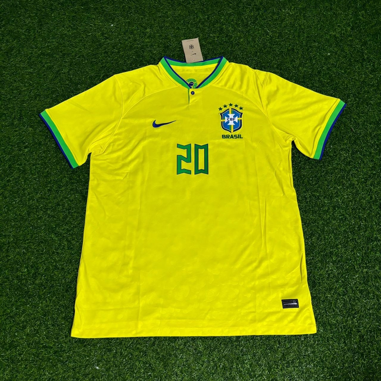 Vinícius Júnior 7 Brazil 2022 World Cup New Season Football Jersey