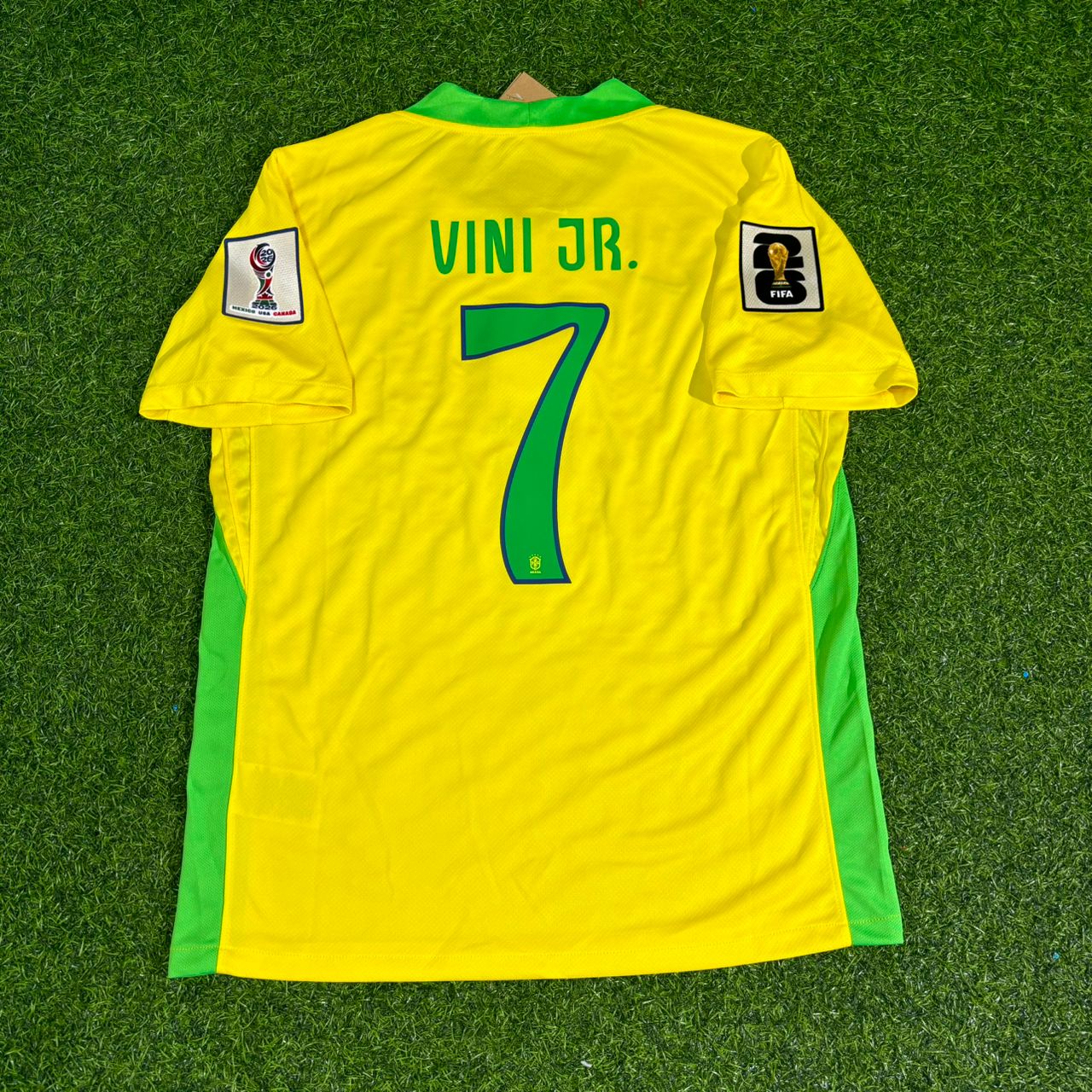 Maillot de Foot Vinicius Junior Vini JR Brésil Coupe du Monde 2026 Nouvelle Saison