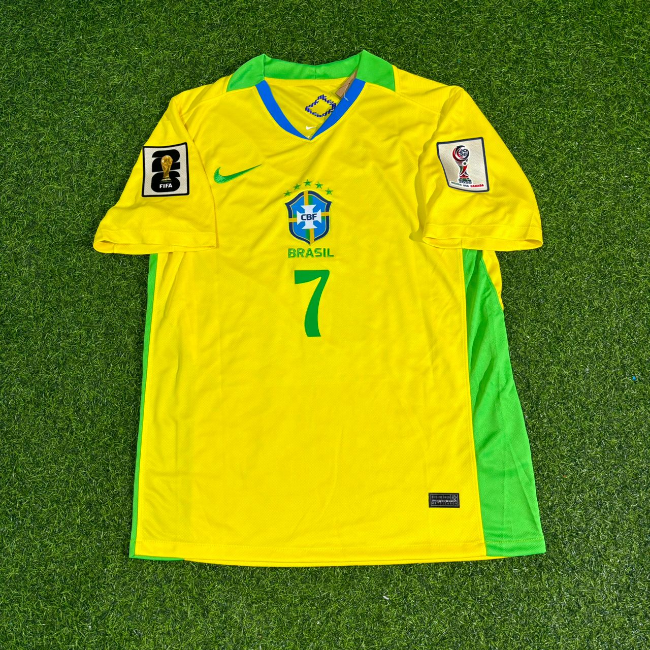 Maillot de Foot Vinicius Junior Vini JR Brésil Coupe du Monde 2026 Nouvelle Saison