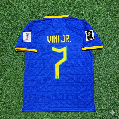 Vinicius Júnior 7- Brazil 2026 World Cup Blue New Season Football Jersey