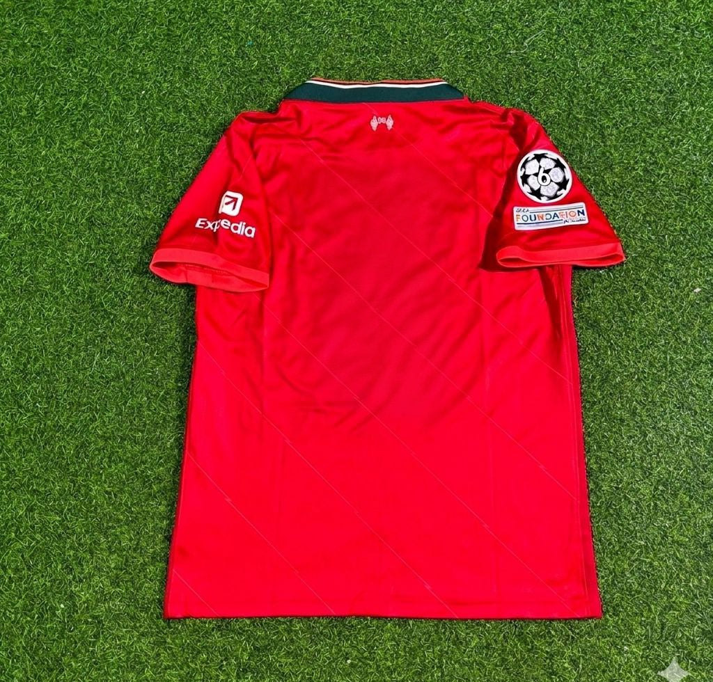 Liverpool 2022 Champions League Final Home Retro Football Jersey