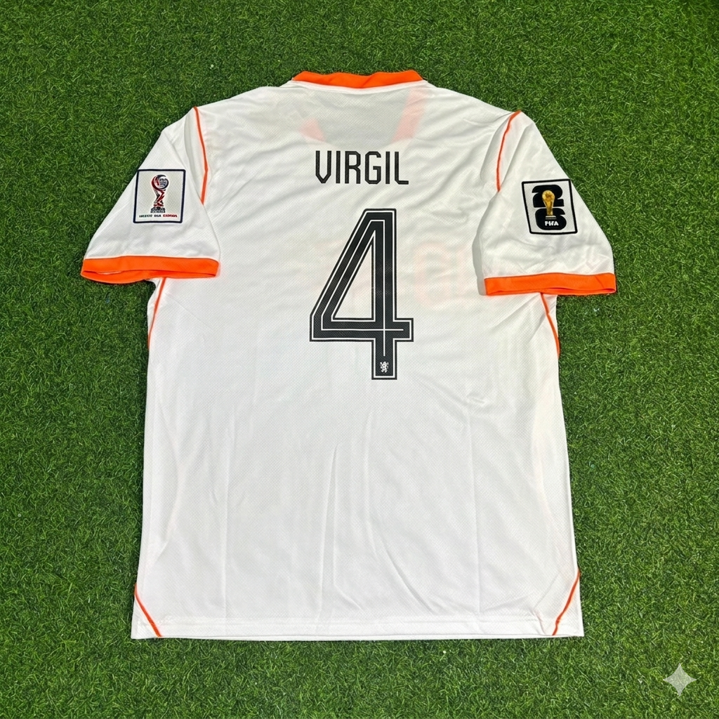Virgil van Dijk #4 Netherlands 2026 World Cup New Season Football Jersey