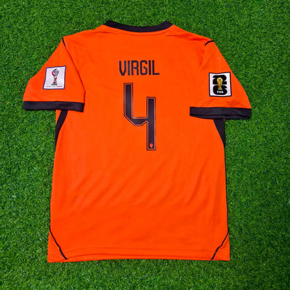 Virgil van Dijk Netherlands 2026 World Cup Kids Football Jersey