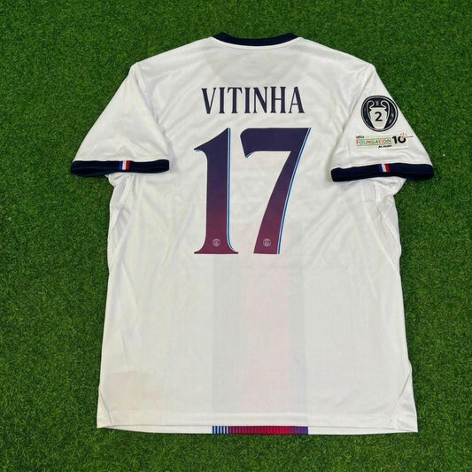 Vitinha White Jersey Maillot Trikot Soccer Shirt
