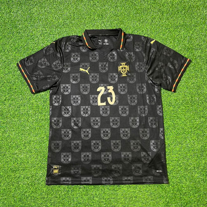 Vitinha Portugal 2025/26 Kit Maillot de Football Noir Nouvelle Saison