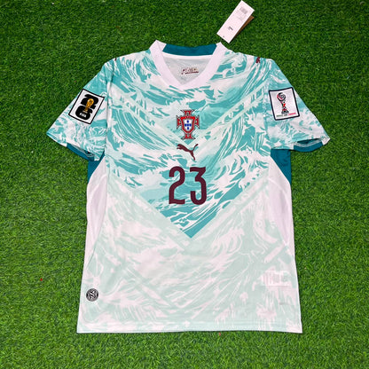 Vitinha Portugal 2026 World Cup White Away Football Jersey