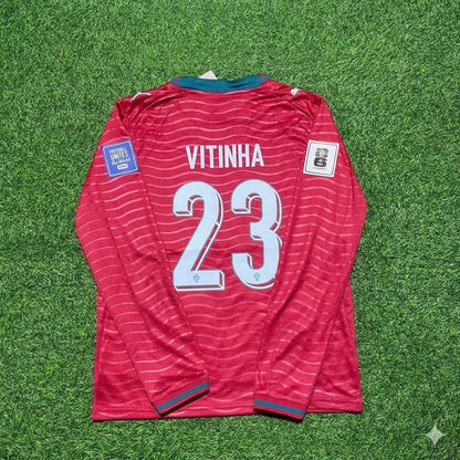 Vitinha Portugal 2026 Rotes Heimtrikot Neue Saison Langarm
