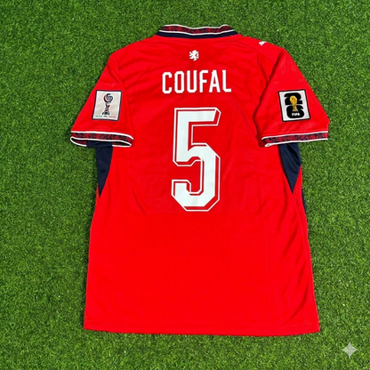 Vladimír Coufal #5 Czech Republic Czechia 2026 World Cup Football Jersey
