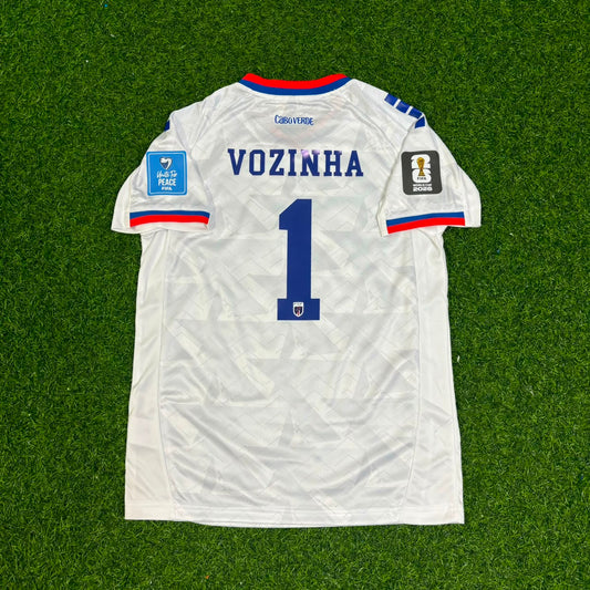 Vozinha #1 Cape Verde Goalkeeper World Cup 2026 Away Football Jersey Shirt Trikot Maillot
