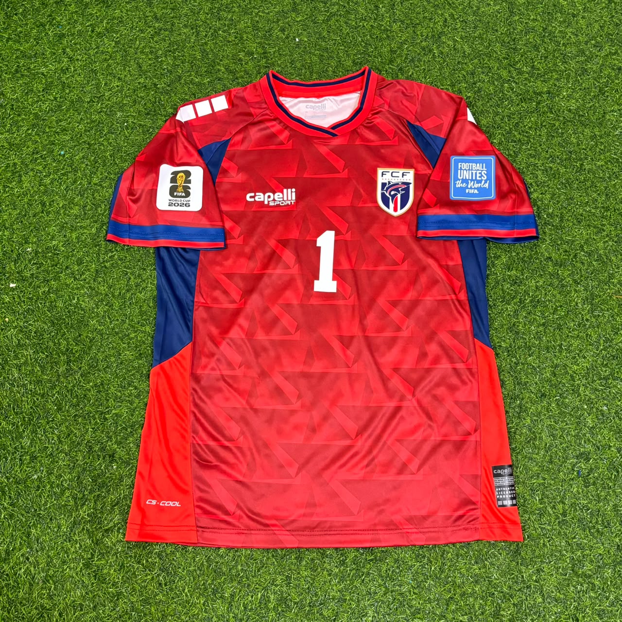 Vozinha Goalkeeper Cape Verde 2026 World Cup Football Jersey Shirt Trikot Maillot