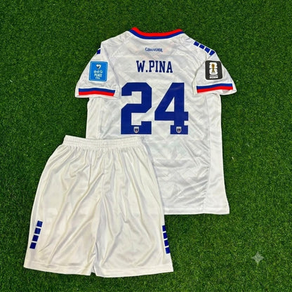 Wagner Pina Cape Verde 2026 World Cup Children White Football Jersey