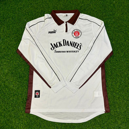 Walter Frosch FC St. Pauli Commemorative Long Sleeve Home Retro Football Jersey