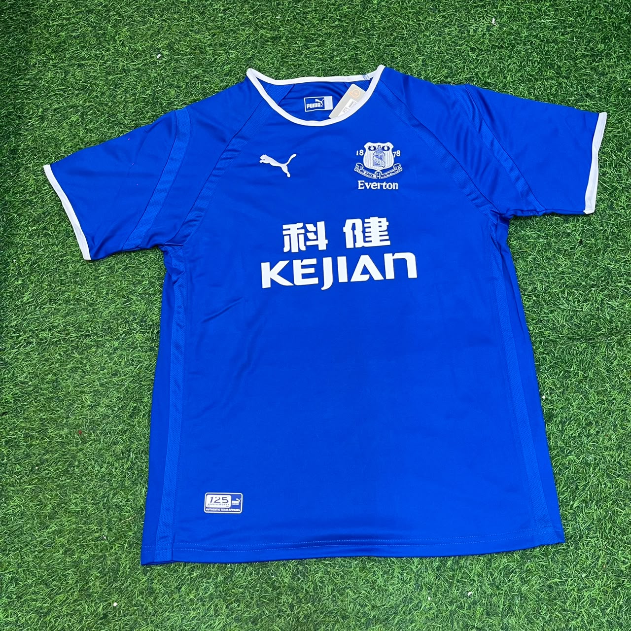 Wayne Rooney #18 Everton Fc Blue Retro Football Jersey
