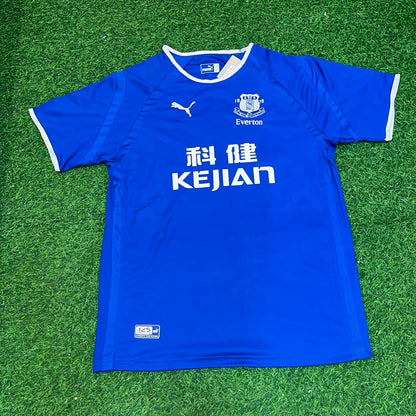 Wayne Rooney #18 Everton Fc Blue Retro Football Jersey