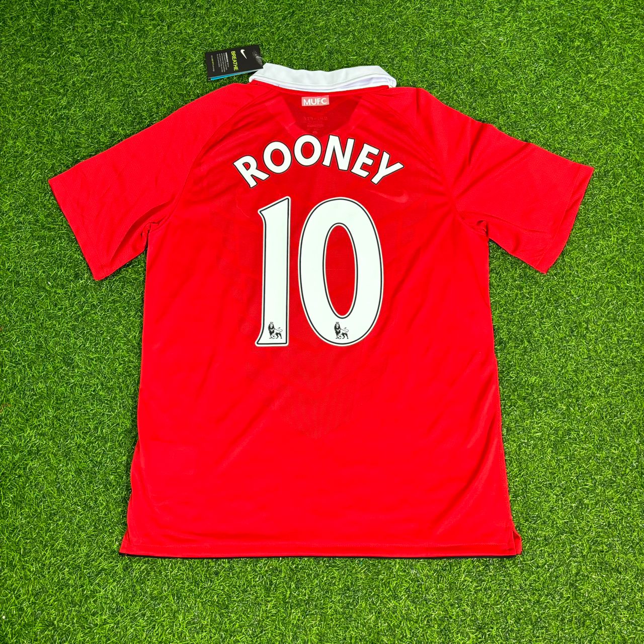 Wayne Rooney Manchester United 2010/2011 Retro Home Football Jersey