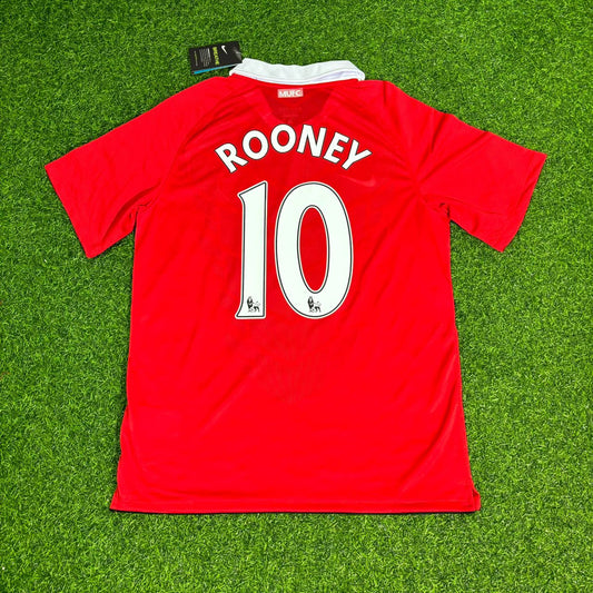 Wayne Rooney Manchester United 2010/2011 Retro Home Football Jersey