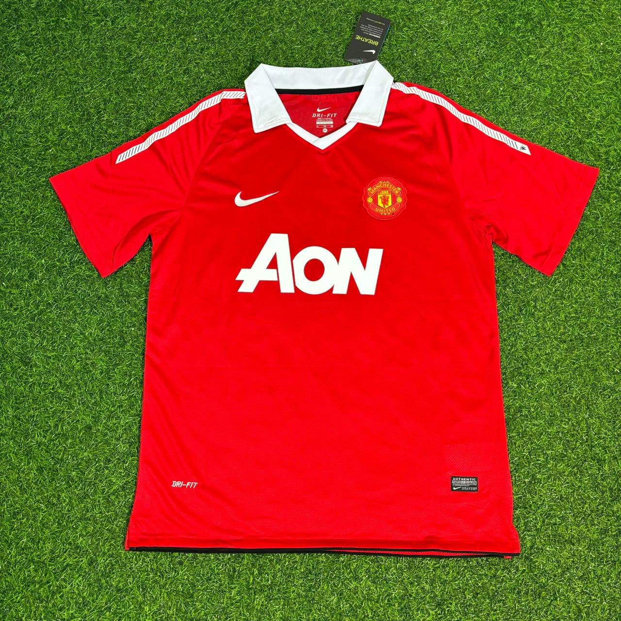 Wayne Rooney Manchester United 2010/2011 Retro Home Football Jersey