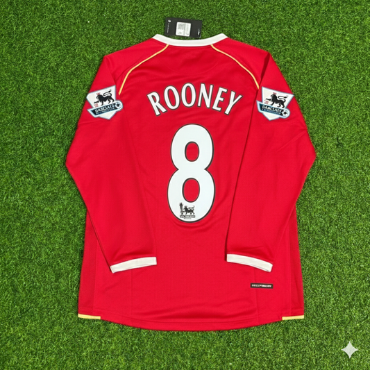Wayne Rooney Manchester United 2006-2007 Red Jersey Trikot