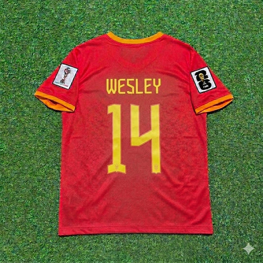 Wesley 14# Brazil 2026 World Cup Red Jersey Trikot