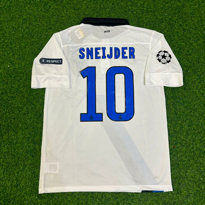 Wesley Sneijder - Inter 2011/2012 White Away Jersey Trikot Maillot Maglia Soccer Shirt