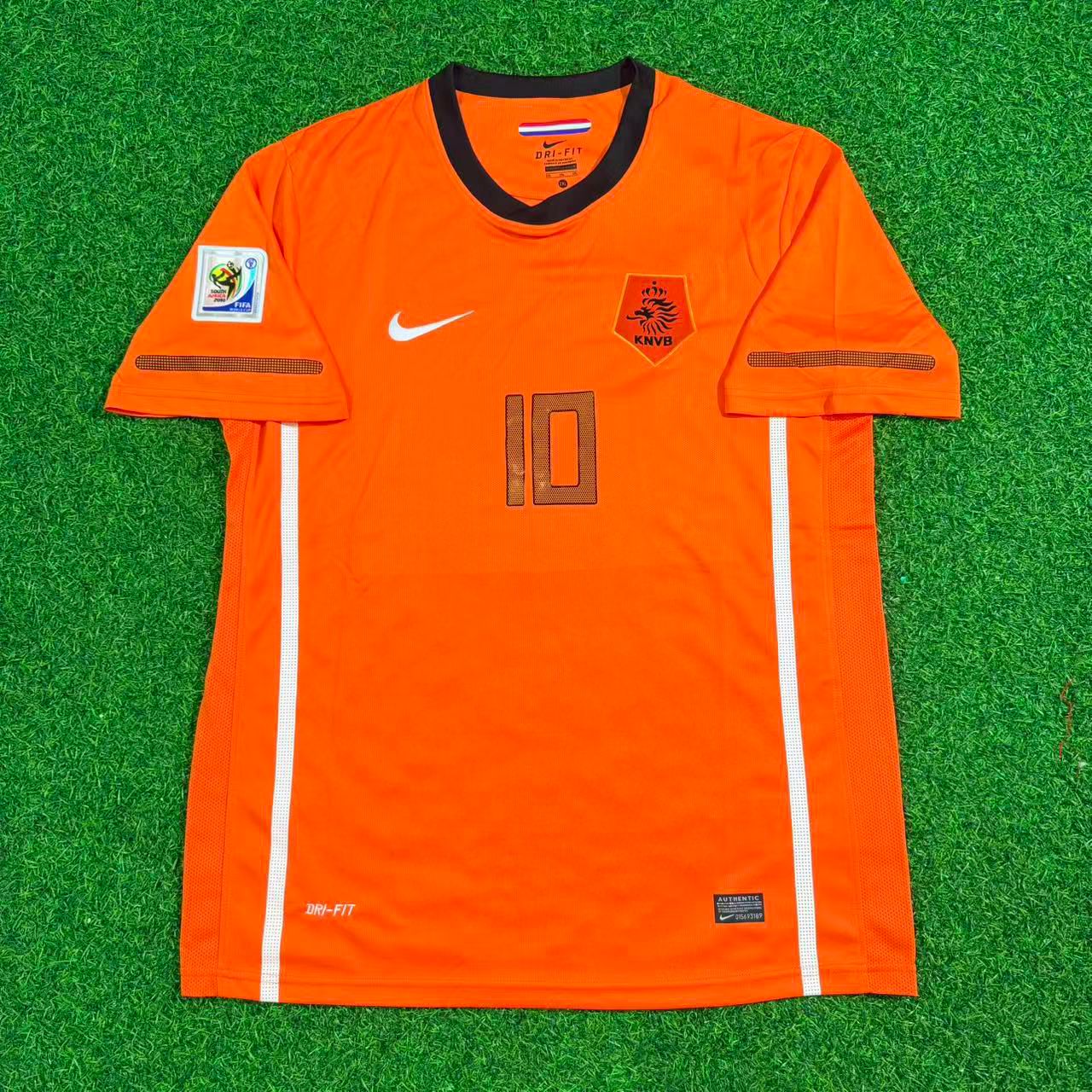 Wesley Sneijder Netherlands 2010 World Cup Final Retro Football Jersey