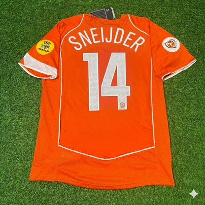 Wesley Sneijder Niederlande EURO 2004 Home Retro Jersey Trikot