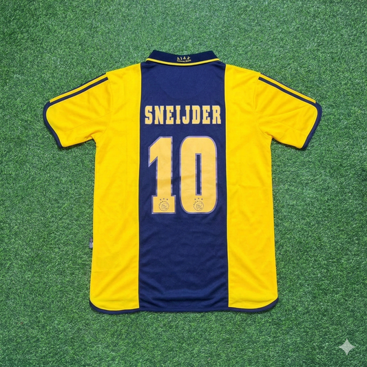 Wesley Sneijder Ajax Retro Yellow Football Jersey