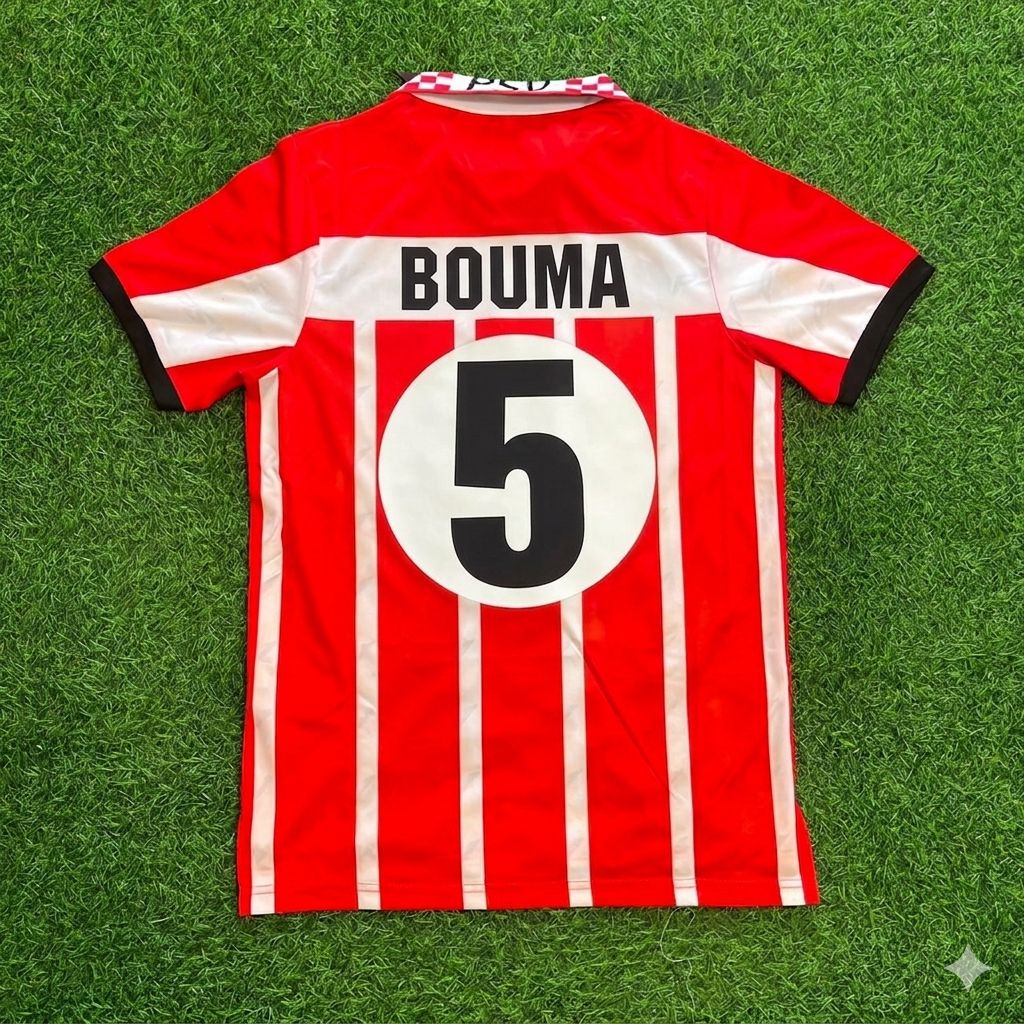 Wilfred Bouma #5 PSV Eindhoven 1995–1996 Retro Football Jersey Kit