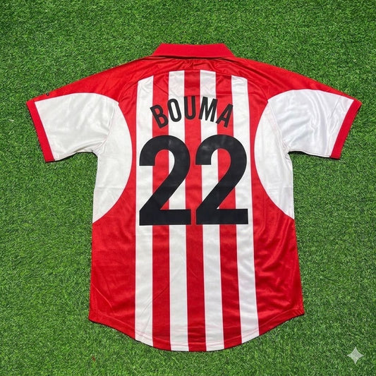 Wilfred Bouma #22 PSV Eindhoven 2000 2002 Home Retro Football Jersey