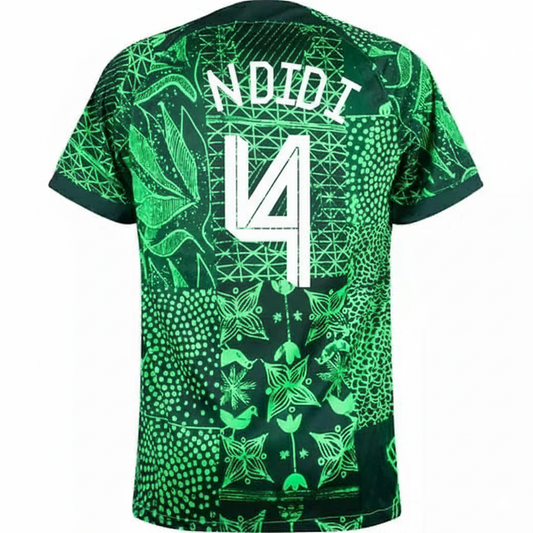 Wilfred Ndidi 4-  Nigeria 2022/2023 Season Retro Jersey Trikot Maillot