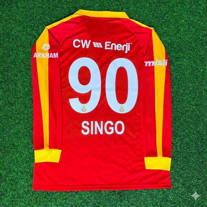 Wilfried Singo Galatasaray Legendary Retro Vintage Long Sleeve Football Jersey