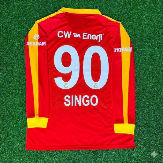 Wilfried Singo Galatasaray Legendary Retro Vintage Long Sleeve Football Jersey
