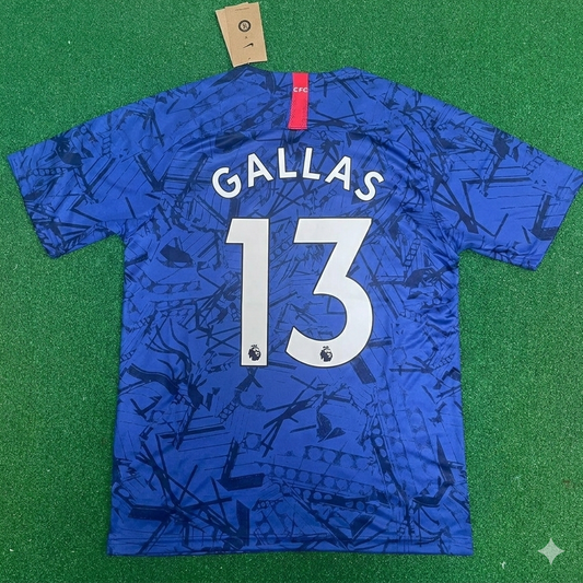 William Gallas #13 Chelsea Blue Retro Kit Jersey Trikot Maglia Maillot Soccer Shirt